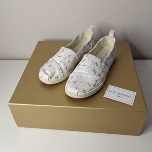 Tom's Bee Mine Alpargata Shoes Size 6